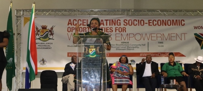 2023 Provincial Women's Day Commemoration in Boschfontein Community Hall in Nkomazi Local Municipality